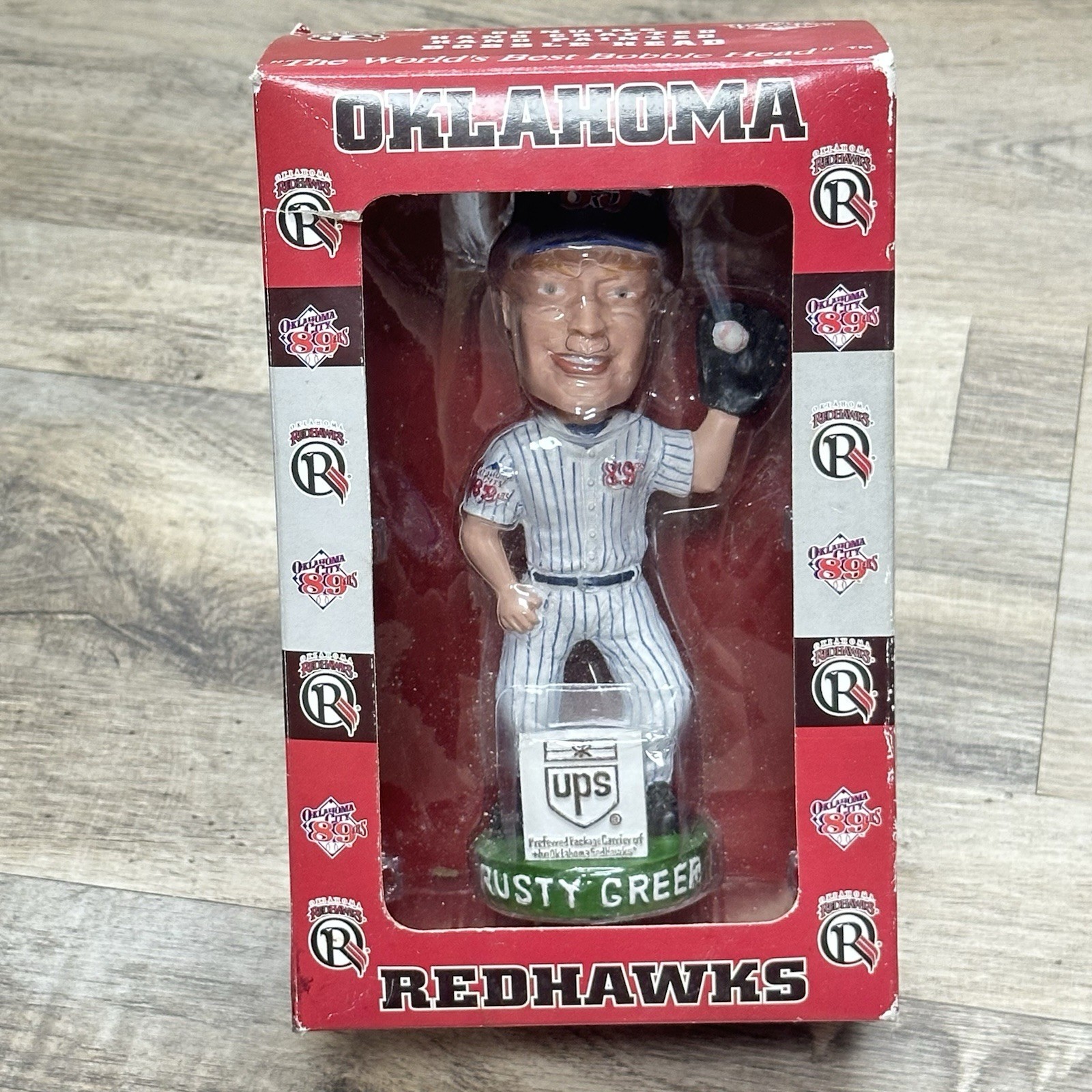 MiLB Oklahoma City 89ers OKC RedHawks SGA RUSTY GREER #29 BOBBLEHEAD MLB