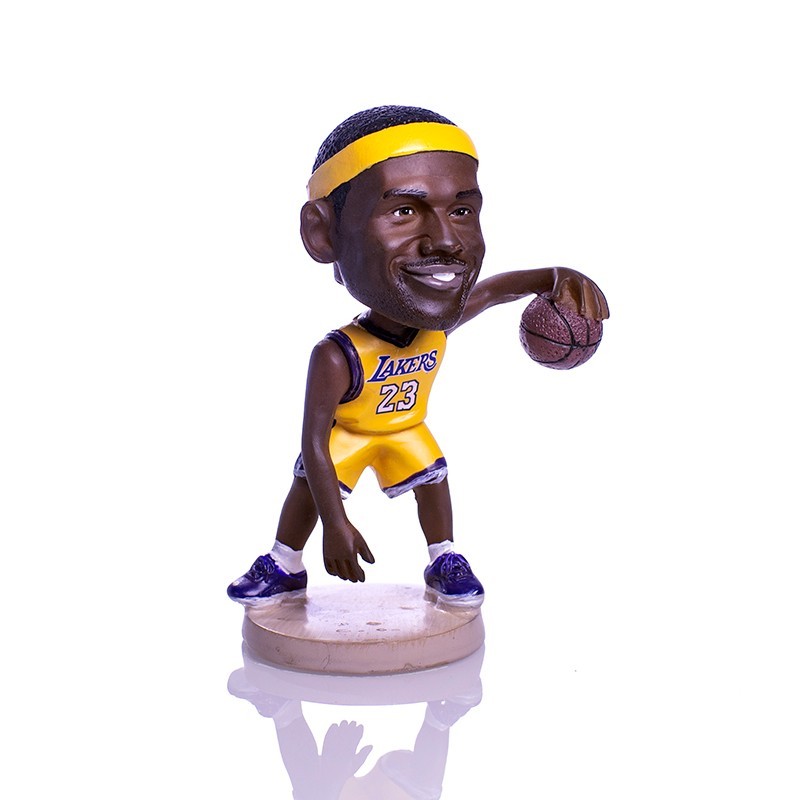LeBron James #23 Bobblehead Figure – Lakers Shake Head Action Figurine Gift