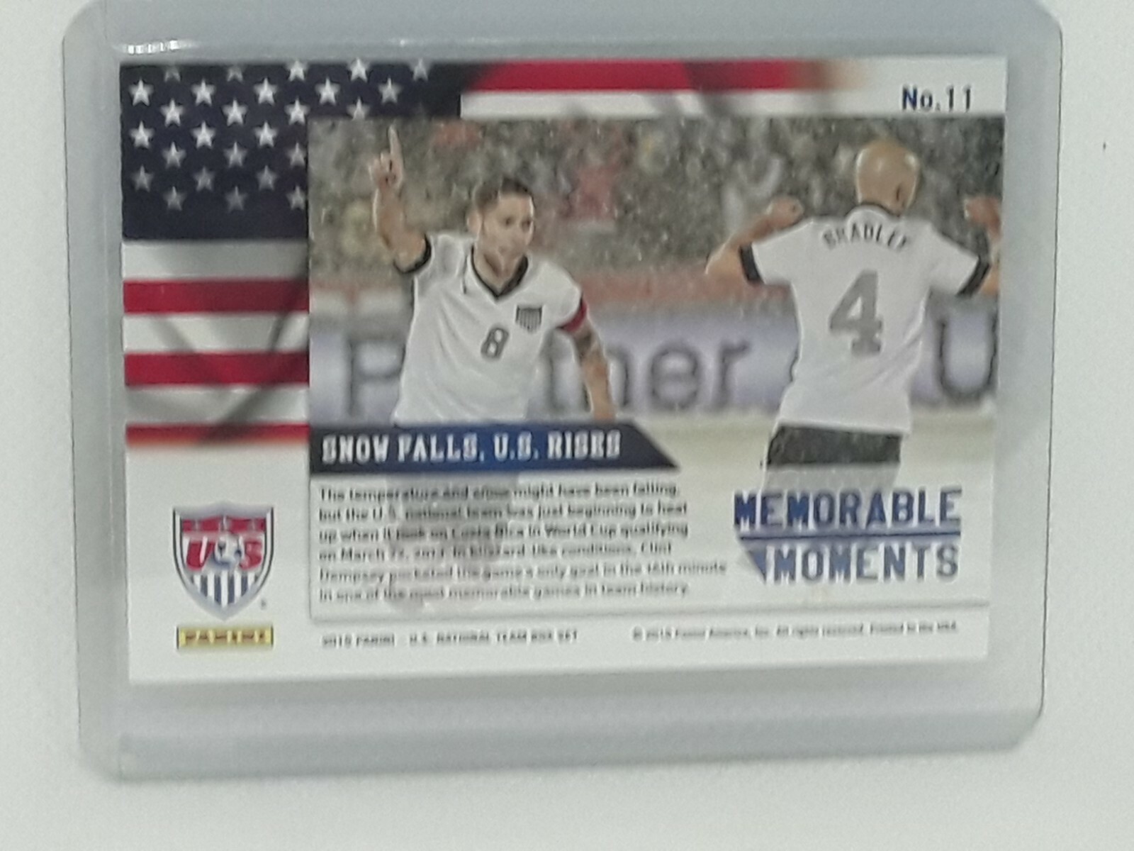 2015 Panini Team USA Men’s Soccer – Memorable Moments #11 – United States