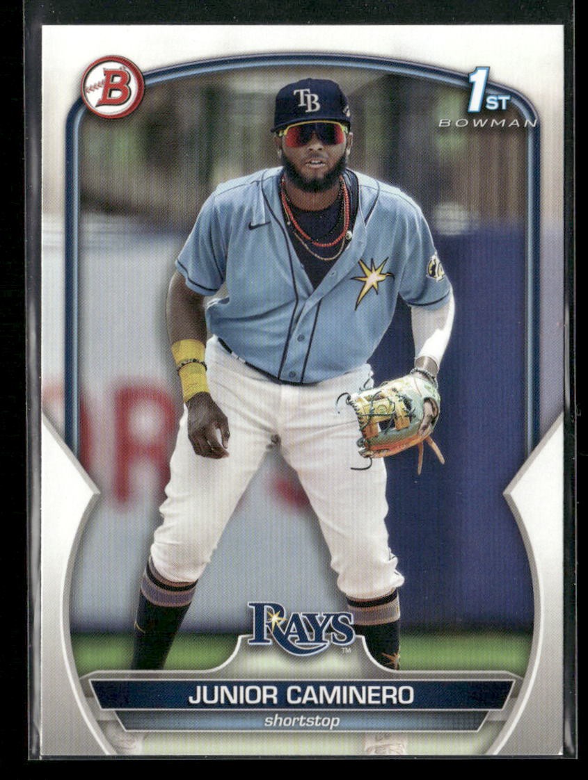 2023 Bowman 1st Edition #BPPF-61 Junior Caminero RC Rays