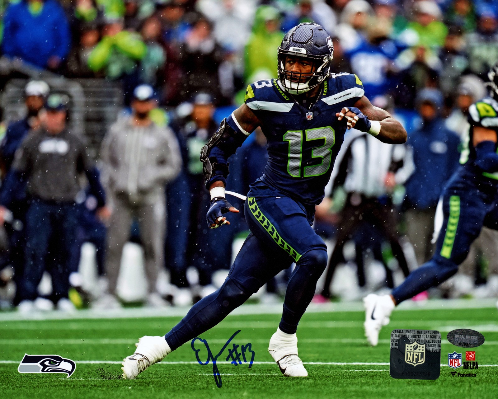 Ernest Jones IV Signed 8×10 Photo Seattle Seahawks MCS Holo