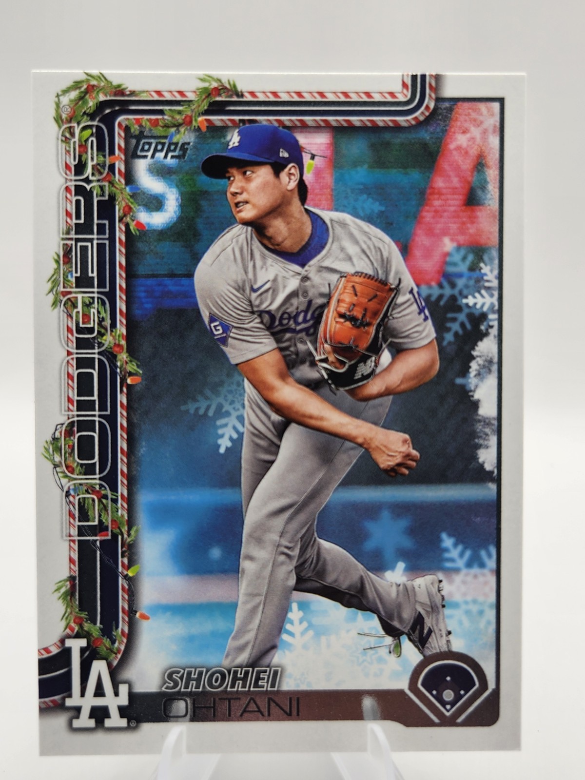 2025 Topps Holiday Shohei Ohtani H1 Dodgers SP