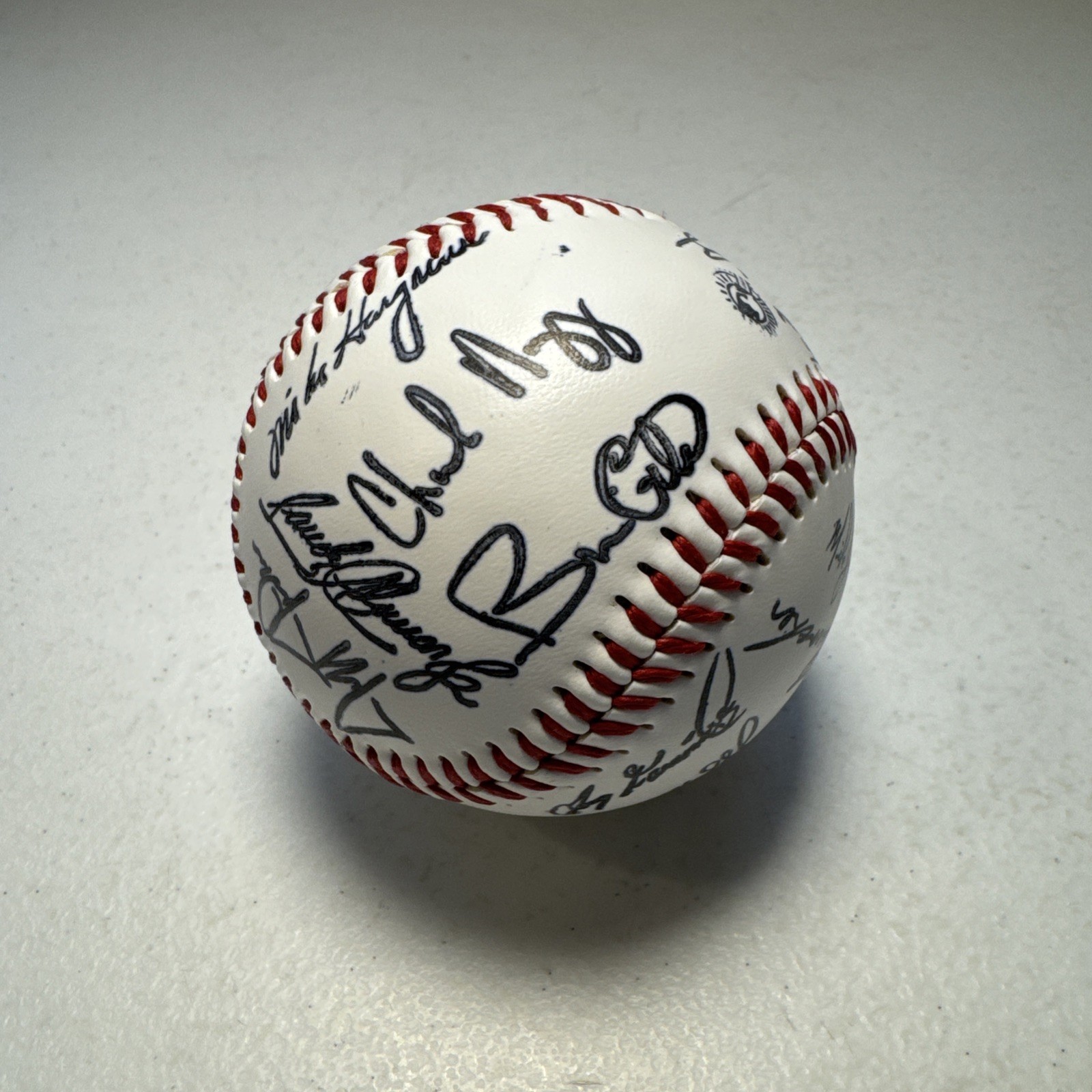 Signed Autograph Baseball Machine Print? Unknown Teams