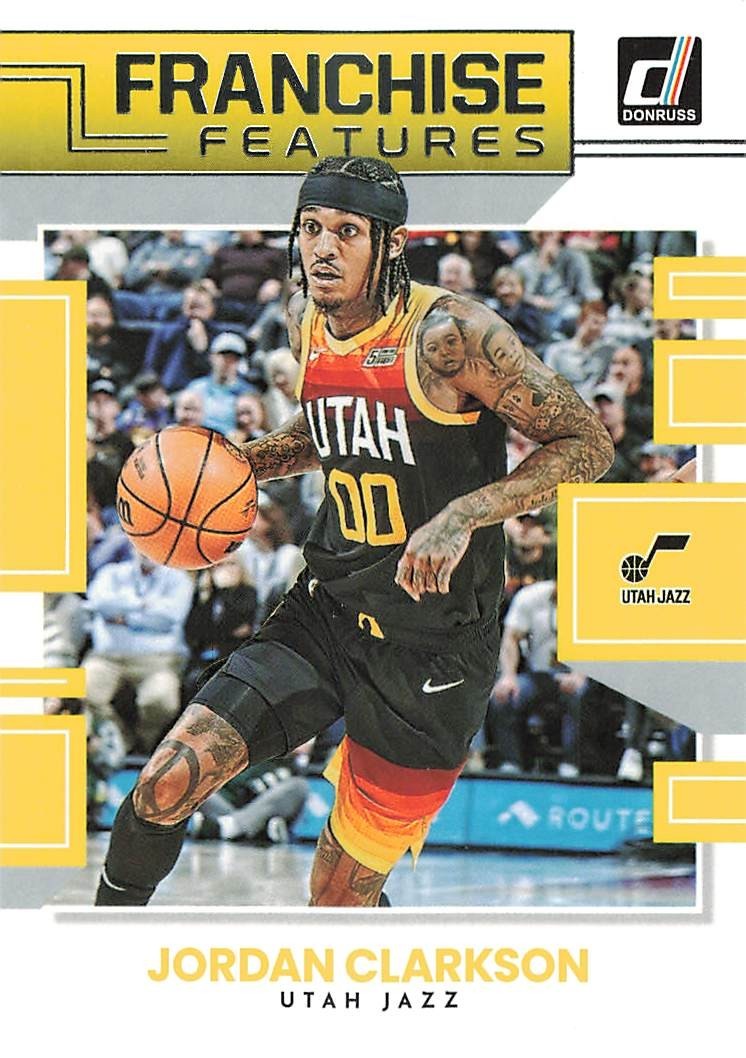 2022-23 Panini Donruss – Franchise Features Jordan Clarkson