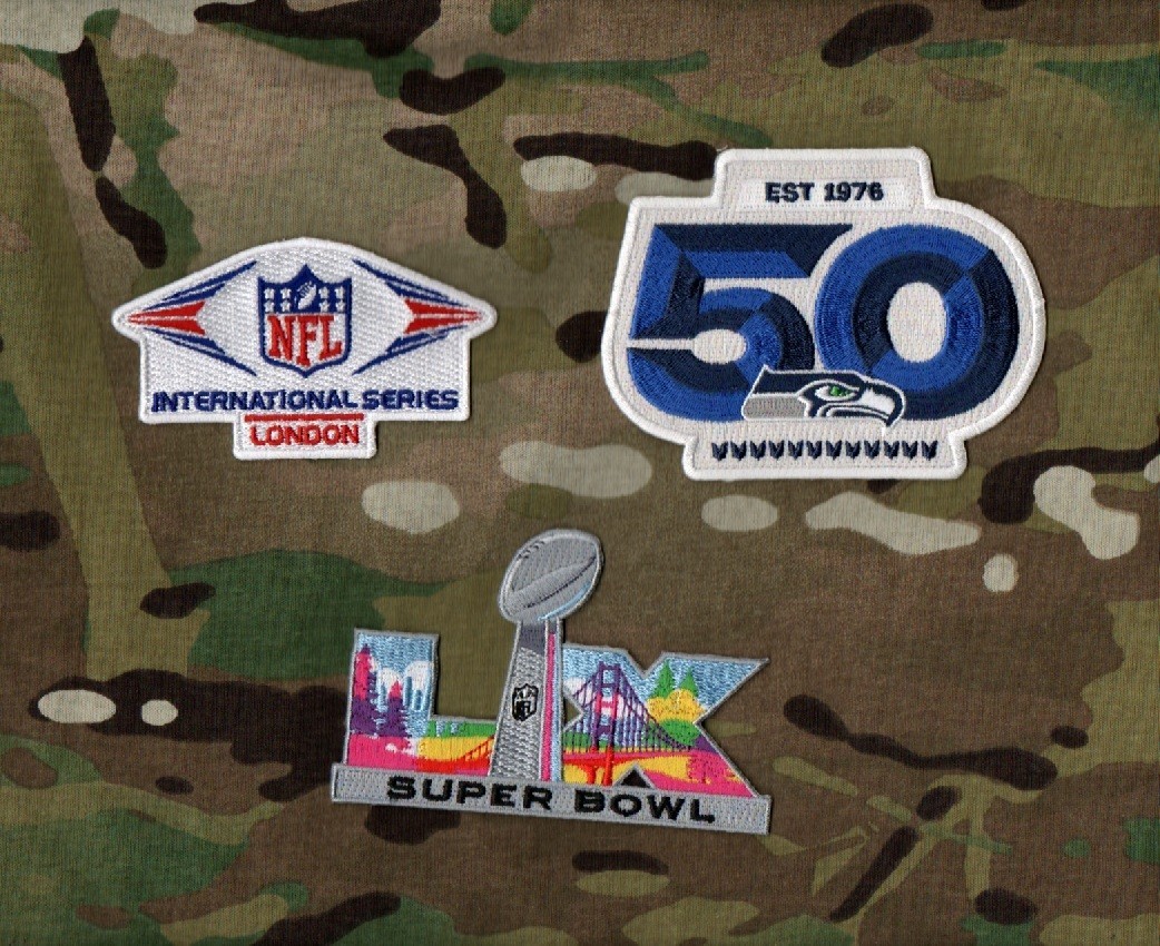 2025 SEASON SUPER BOWL LX 2/8/2026 LEVI’S STADIUM⭐PLASTIC⭐iron/sew-on PATCH