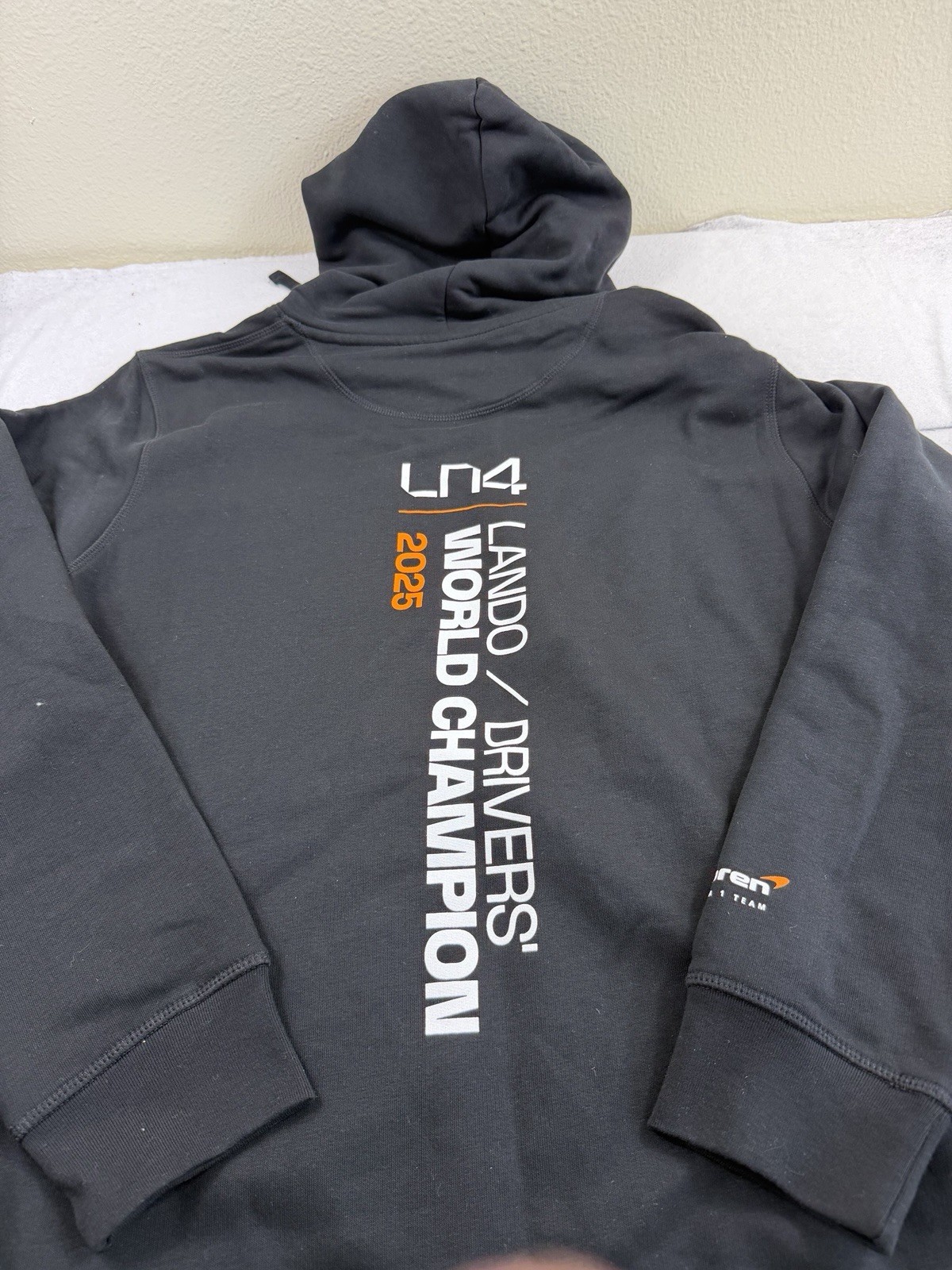 McLaren Formula 1 Team Sweatshirt Mens Black F1 Racing Castore Hoodie 2XL New