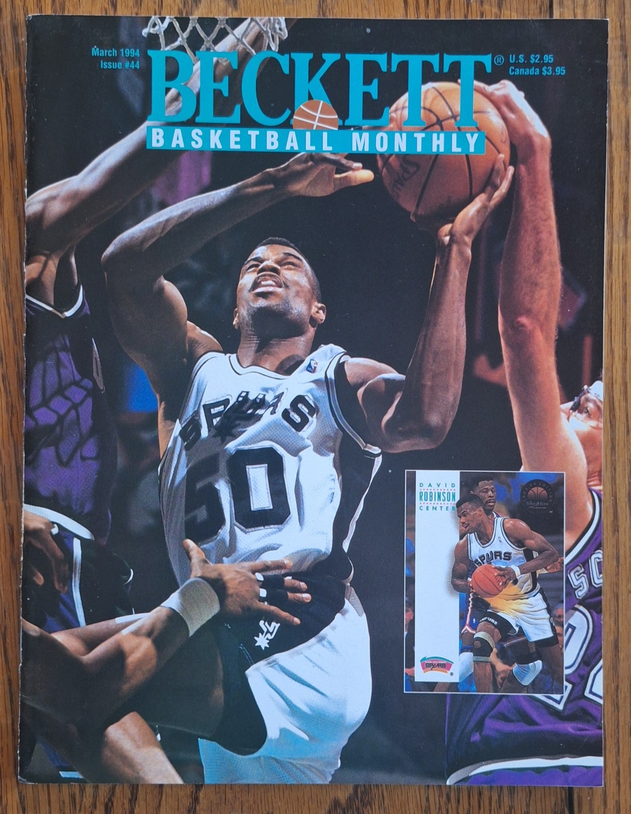 Beckett March 94 Issue #44 Robinson, Starks, O’Neal Basketball Card Monthly