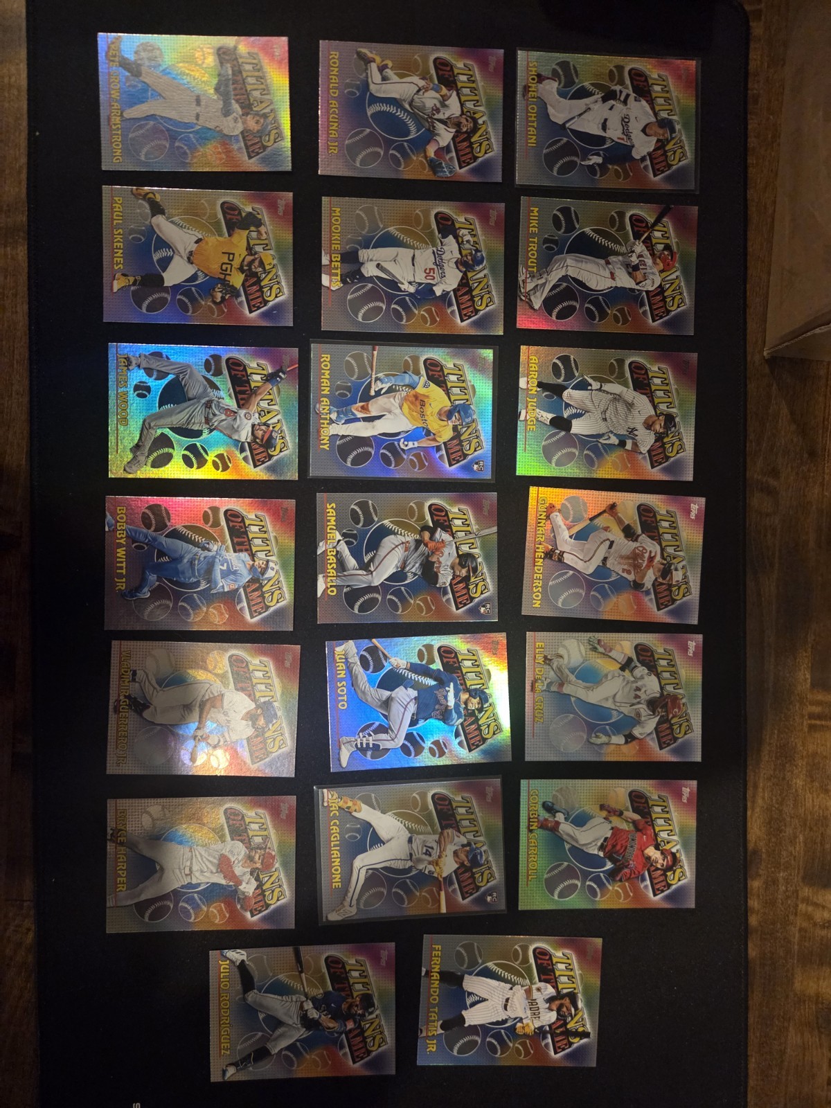 2026 Topps Series 1 Titans Of The Game Complete Set #TOG1-TOG20 20 Card Set