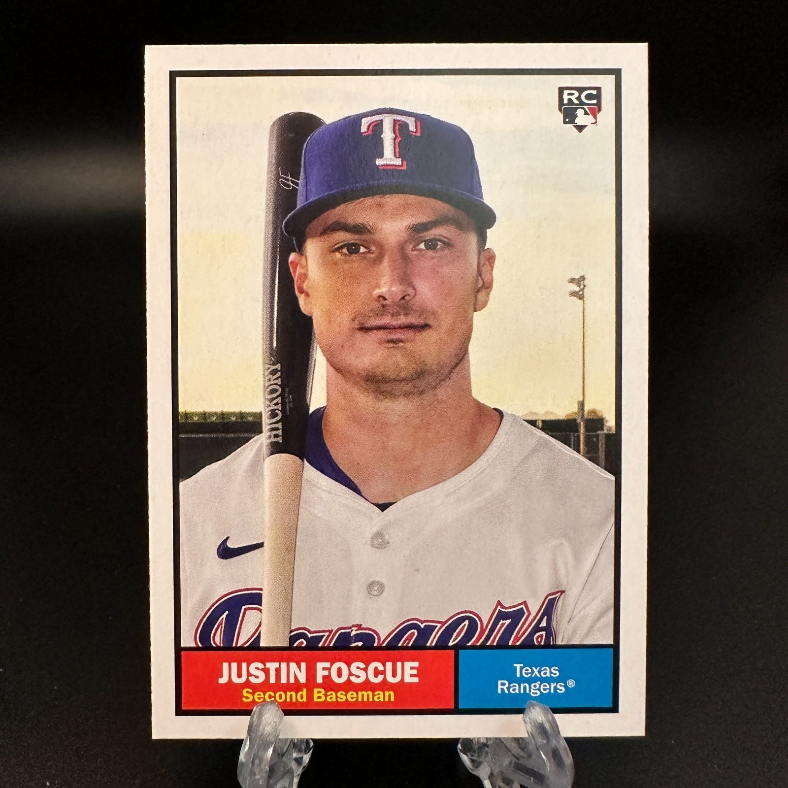 2024 Topps Archives Justin Foscue Rookie #31 Texas Rangers
