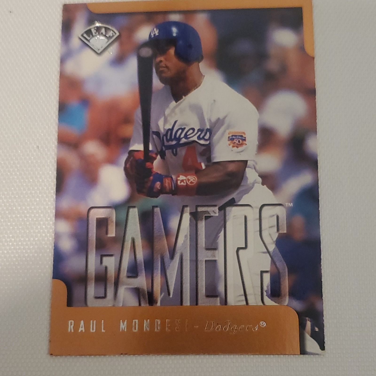Donruss 1997 Leaf Gamers Insert Raul Mondesi Los Angeles Dodgers #383