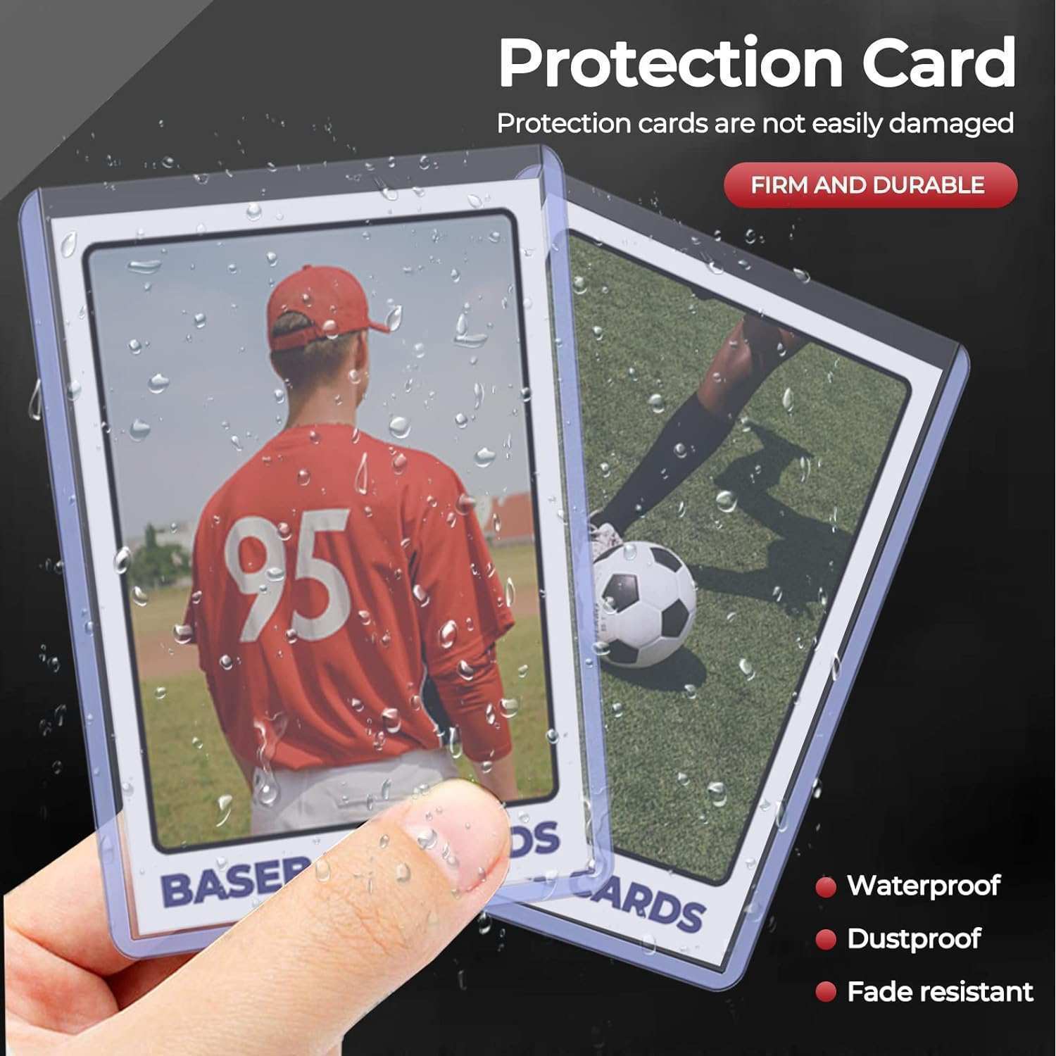 100/200/500/1000/2000ct Regular 3×4 Toploaders For Standard 35pt Trading Cards