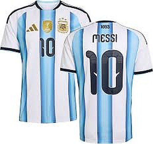 adidas Argentina World Cup Men’s Jersey, Large – Blue/White