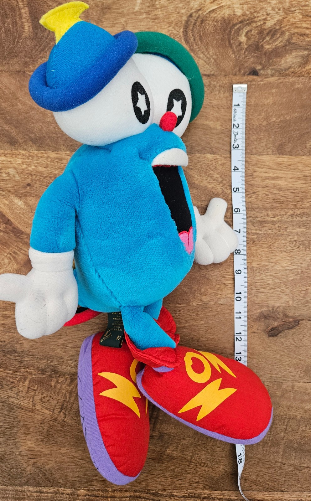 Olympics Mascot Izzy Plush 15″ 1996 Atlanta Stuffed Plush Toy Summer Vintage