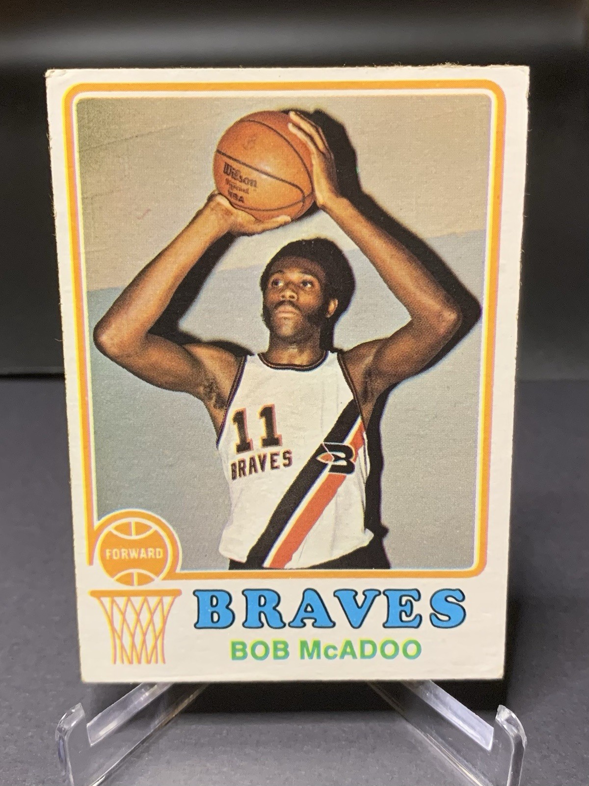 1973-74 Topps Bob McAdoo #135 Buffalo Braves VG-EX Rookie Vintage
