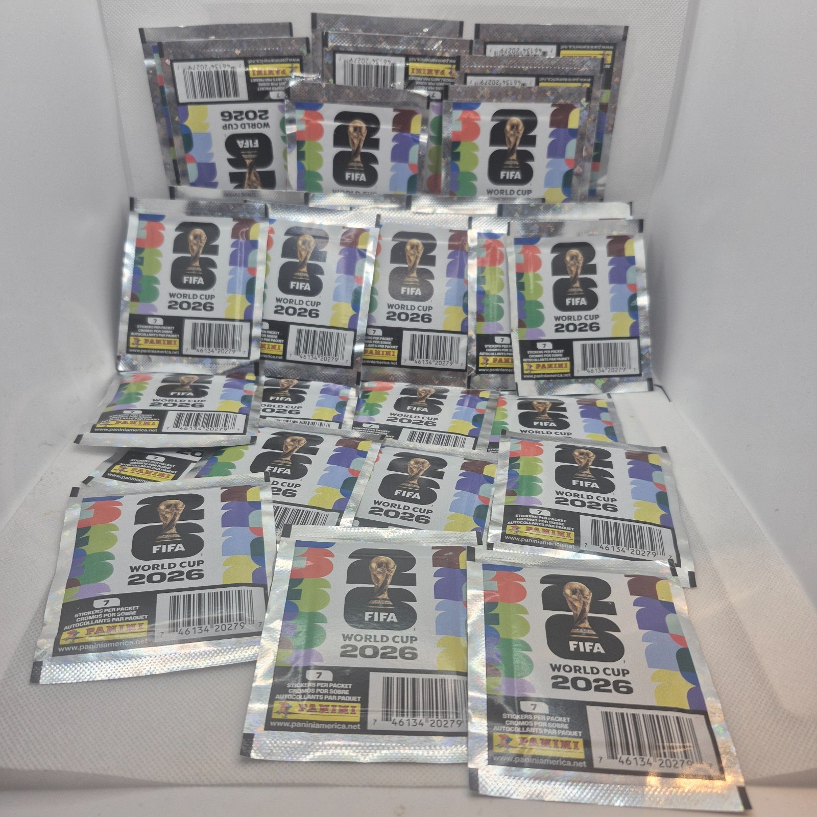 Panini FIFA World Cup 2026 Official 7 Sticker Pack 50 Stickers Sealed New