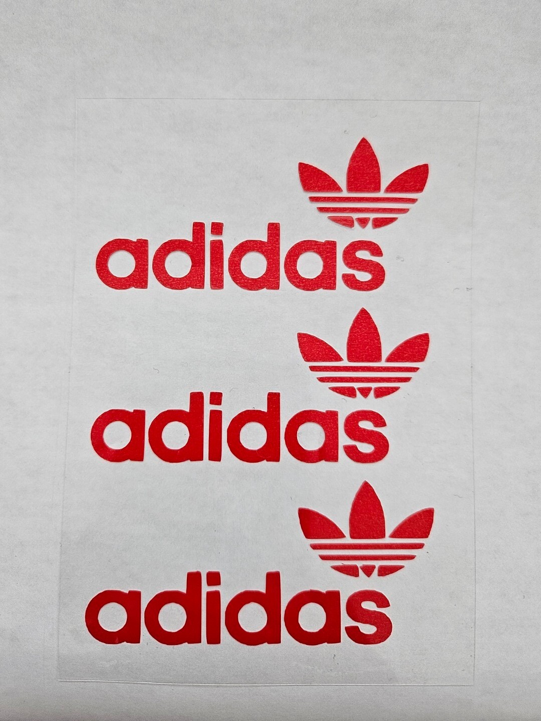 3 Adidas Logo (Side) Logo Iron On Decal / FREE SHIPPING in the US DIY