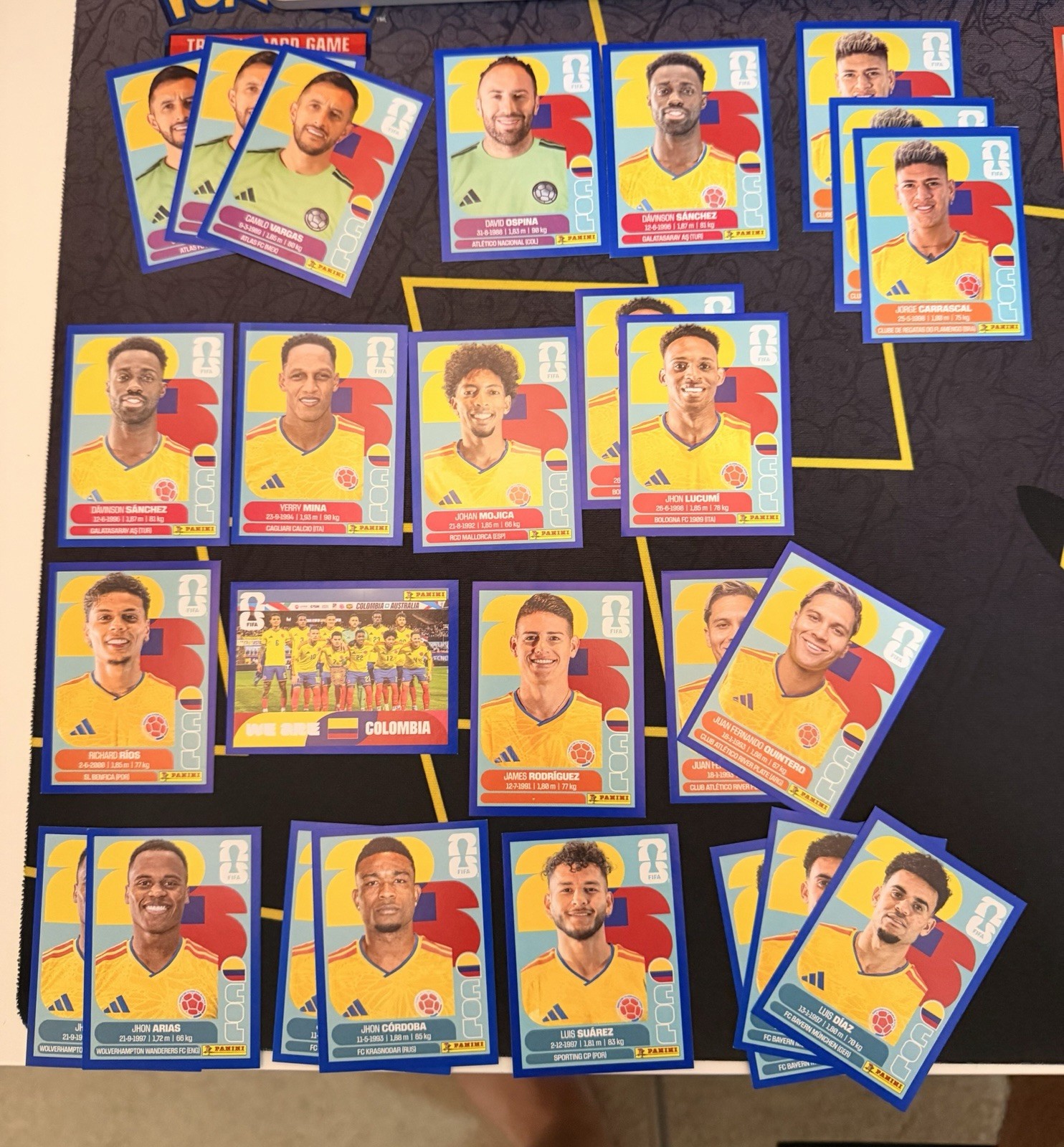 2026 World Cup Colombia ALL Parallels Panini stickers YOU-PICK