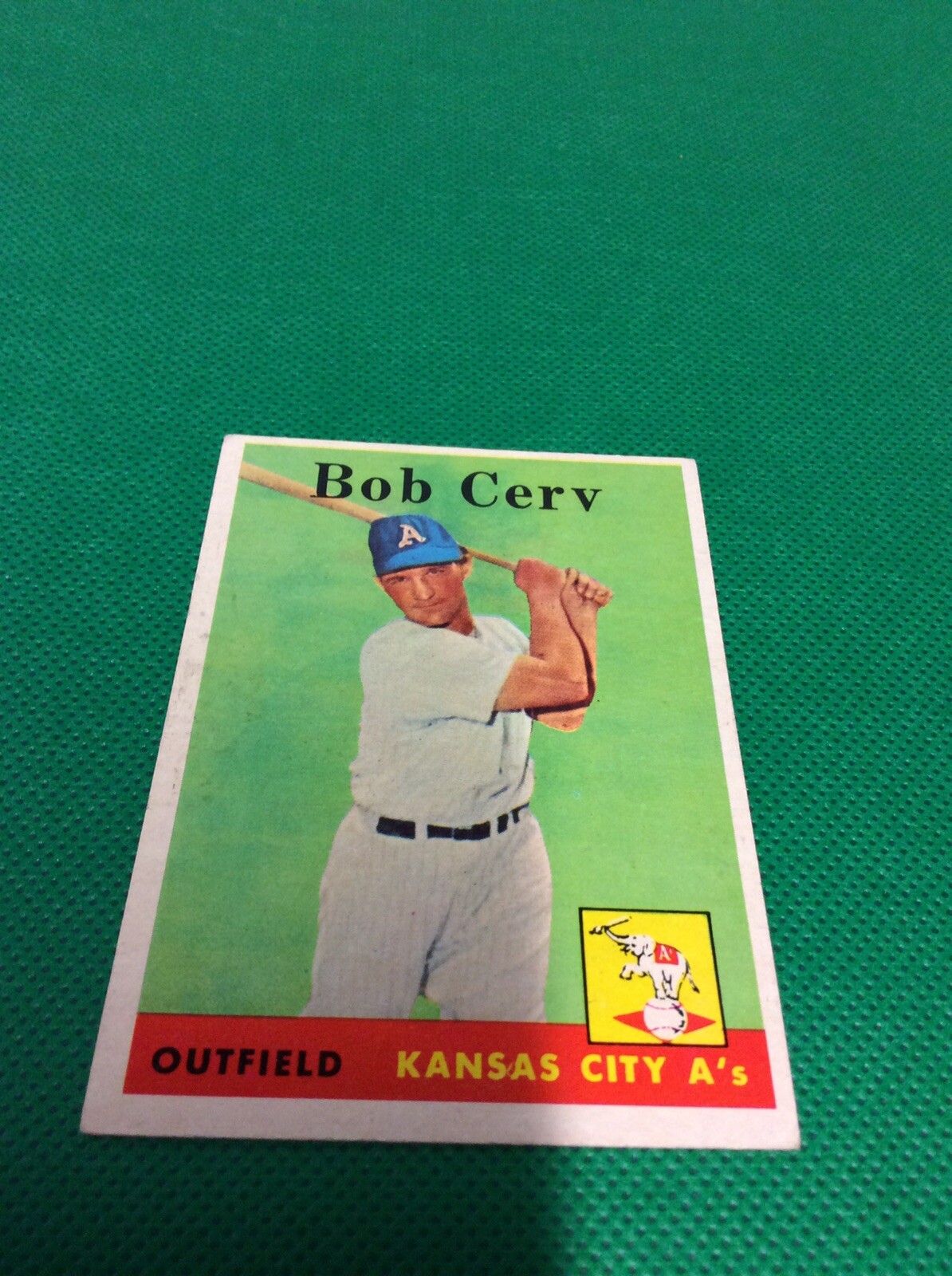 1958 Topps Set-Break #329 Bob Cerv NR-MINT