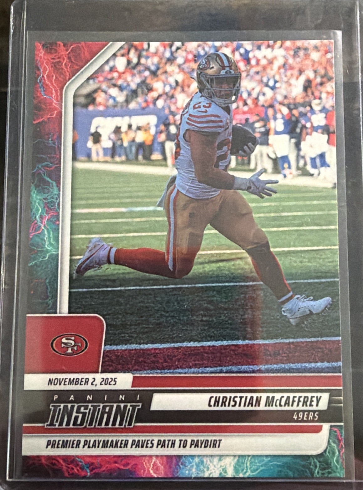 2025 Panini Donruss Christian McCaffrey Instant /5
