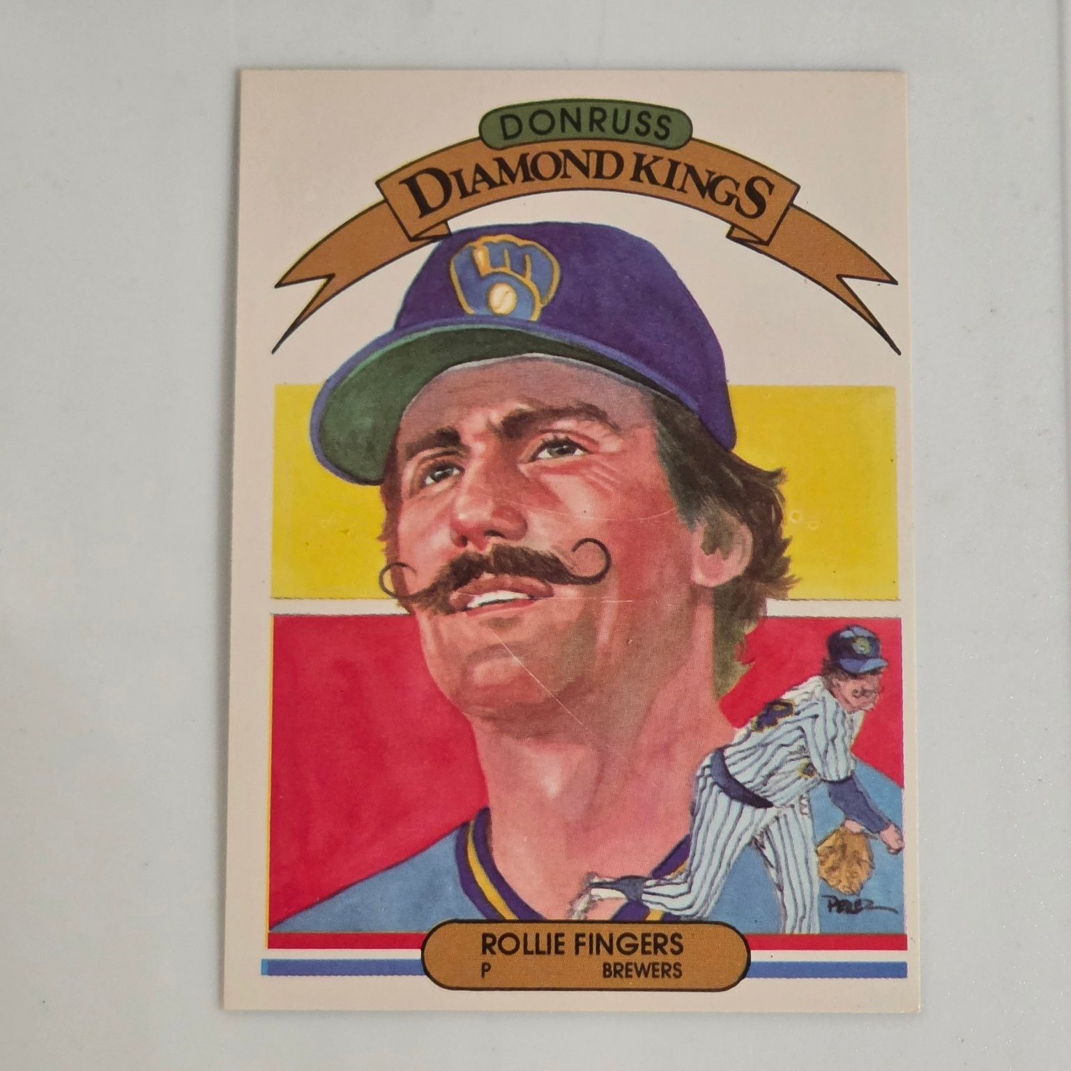 Rollie Fingers Brewers 1983 Donruss Diamond Kings #2