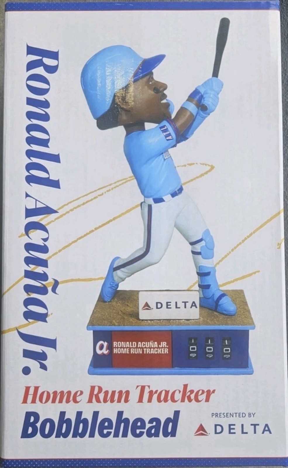 Ronald Acuna Jr. Home Run Tracker Bobblehead 6/16/26