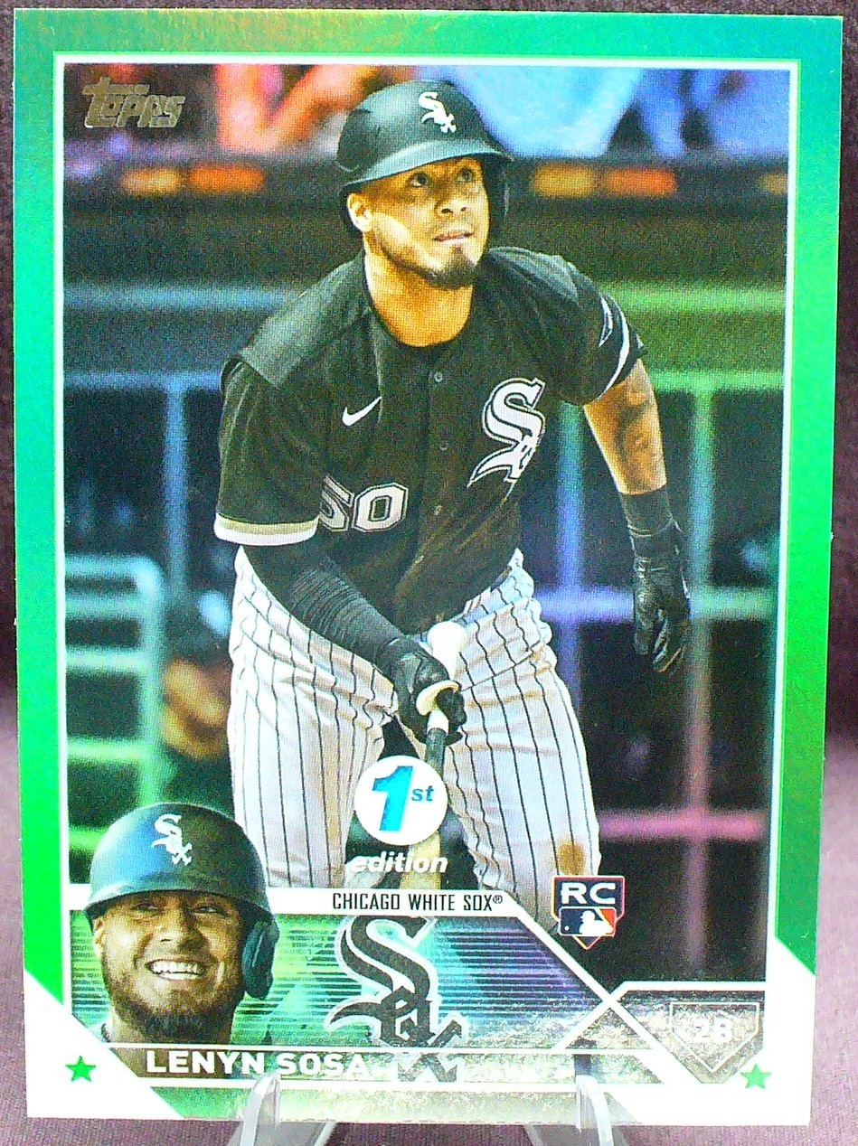 LENYN SOSA 2023 Topps 1st Edition #140 (RC)(#’d) /150 Green Foil