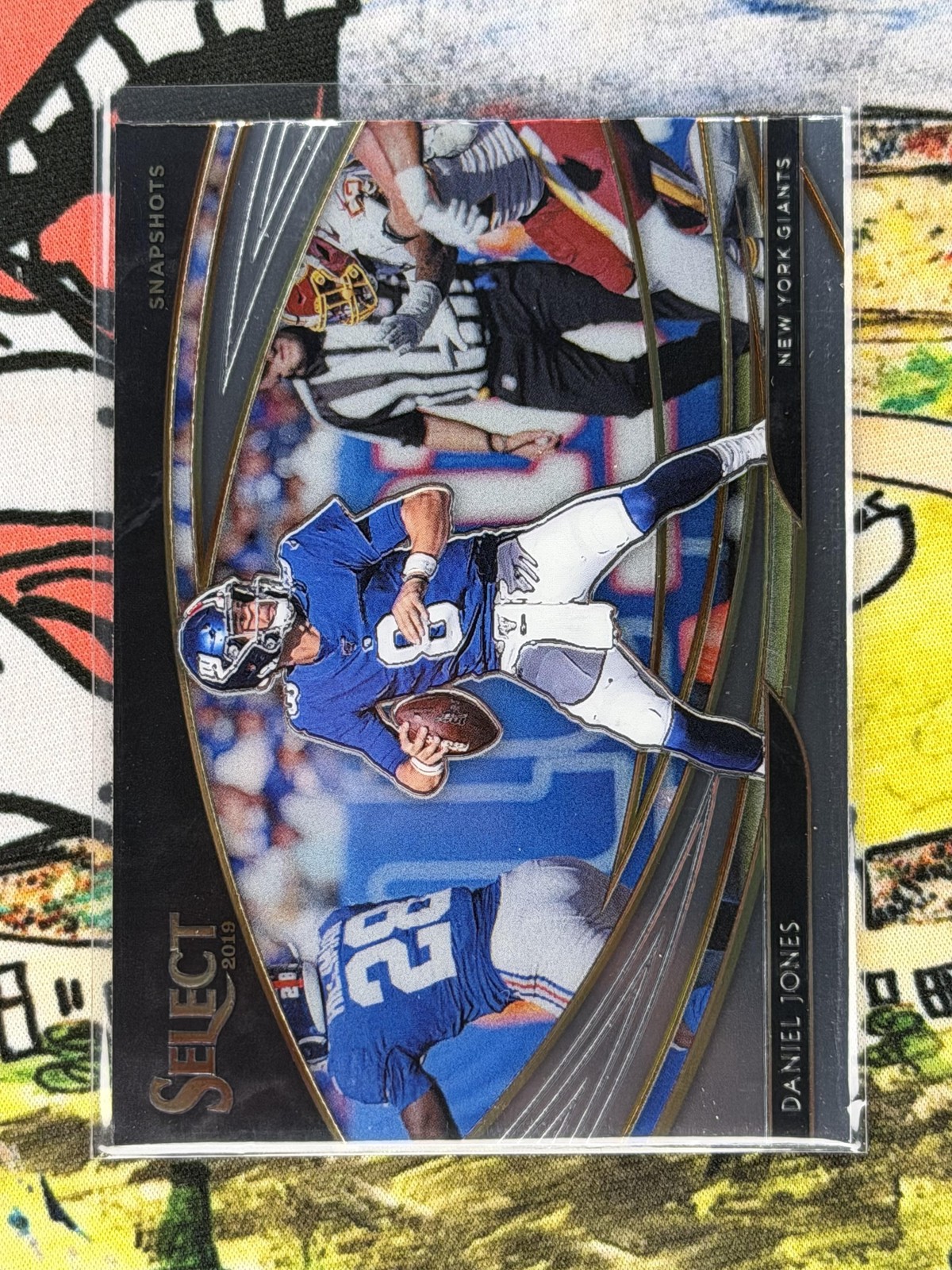 2019 Panini Select #3 Daniel Jones Snapshots Prizm