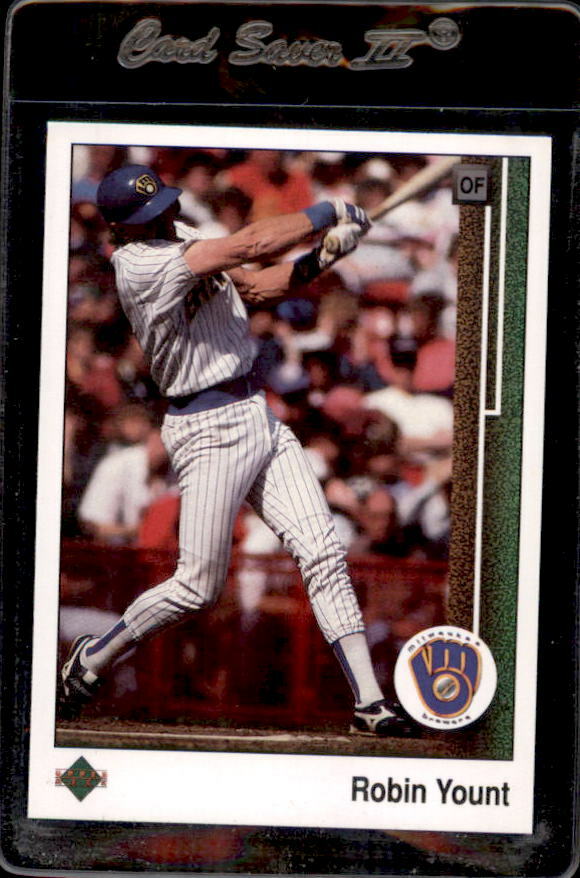 1989 Upper Deck #285 Robin Yount Milwaukee Brewers – Nice Card!