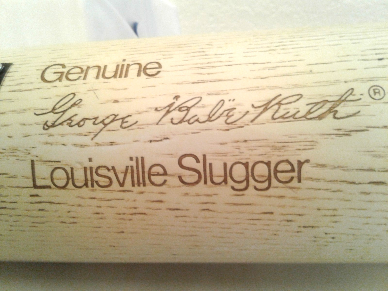 Babe Ruth Resin “Louisville Slugger Bat” FIVE (5) FEET – SIX (6) INCHES LONG