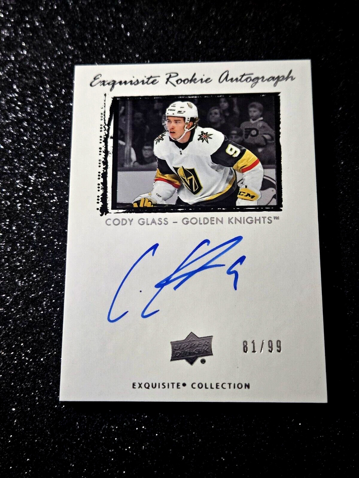 2019-20 Upper Deck Exquisite Rookie Autograph /99 Cody Glass #09T-CG 💥💥