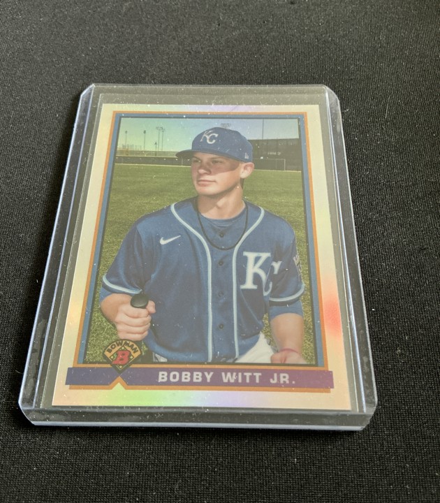 2021 Bowman – 1991 Bowman Bobby Witt Jr. #91B-BW (RC)