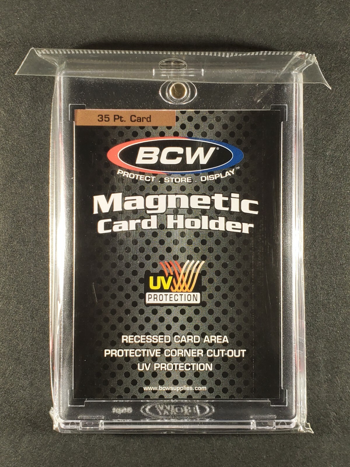 (5) BCW 35pt Magnetic Card Holders One Touch 35 pt 35 Point Lot