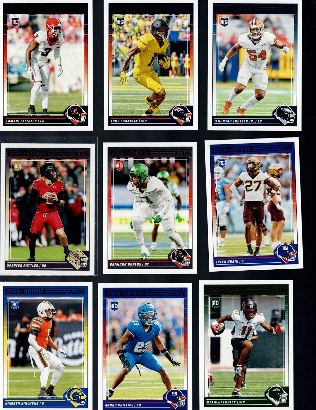 2024 SCORE FOOTBALL COMPLETE YOUR SET 251-400 BUY MORE SAVE MORE