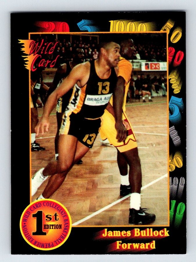 1992 Wild Card Collegiate – James Bullock #30 (RC)