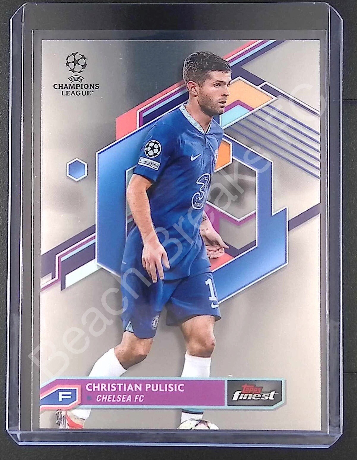 Christian Pulisic CHELSEA 2022-23 Topps Finest UEFA Base