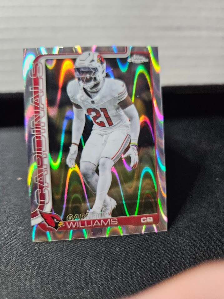 2025 Topps Chrome Football – Garrett Williams RayWave Refractor #6