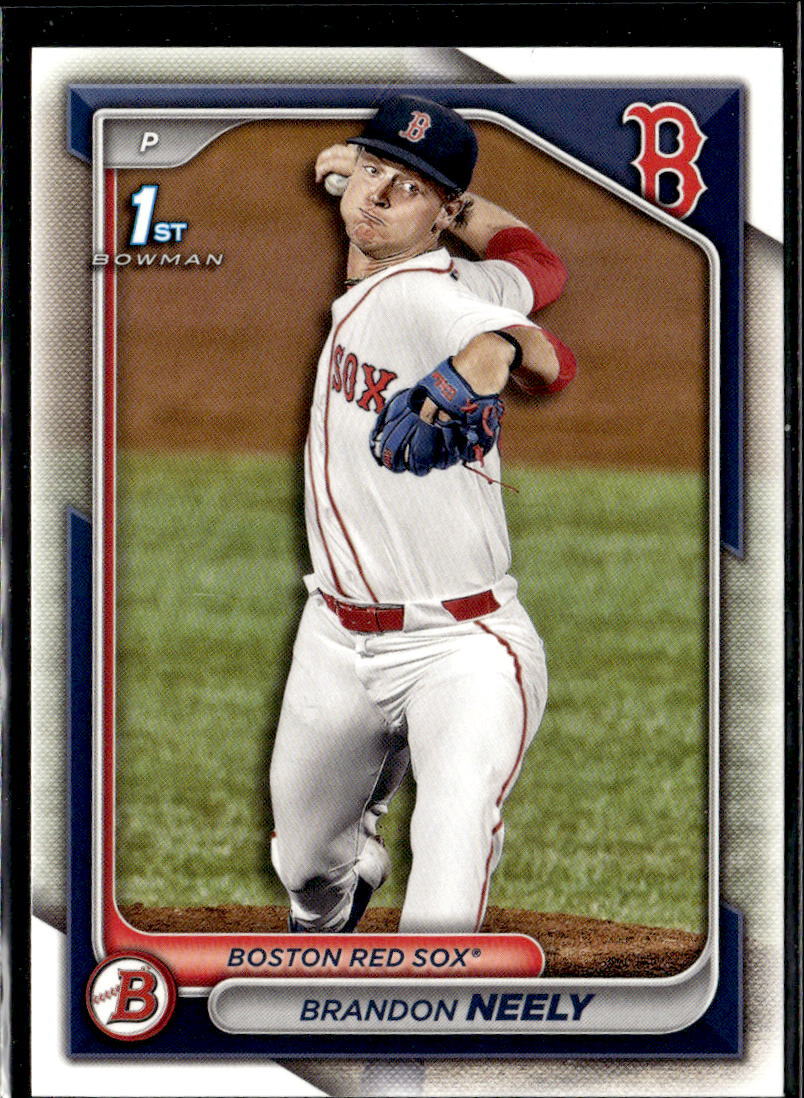 2024 Bowman Draft Paper Brandon Neely Boston Red Sox #BD-122 5 Card Lot