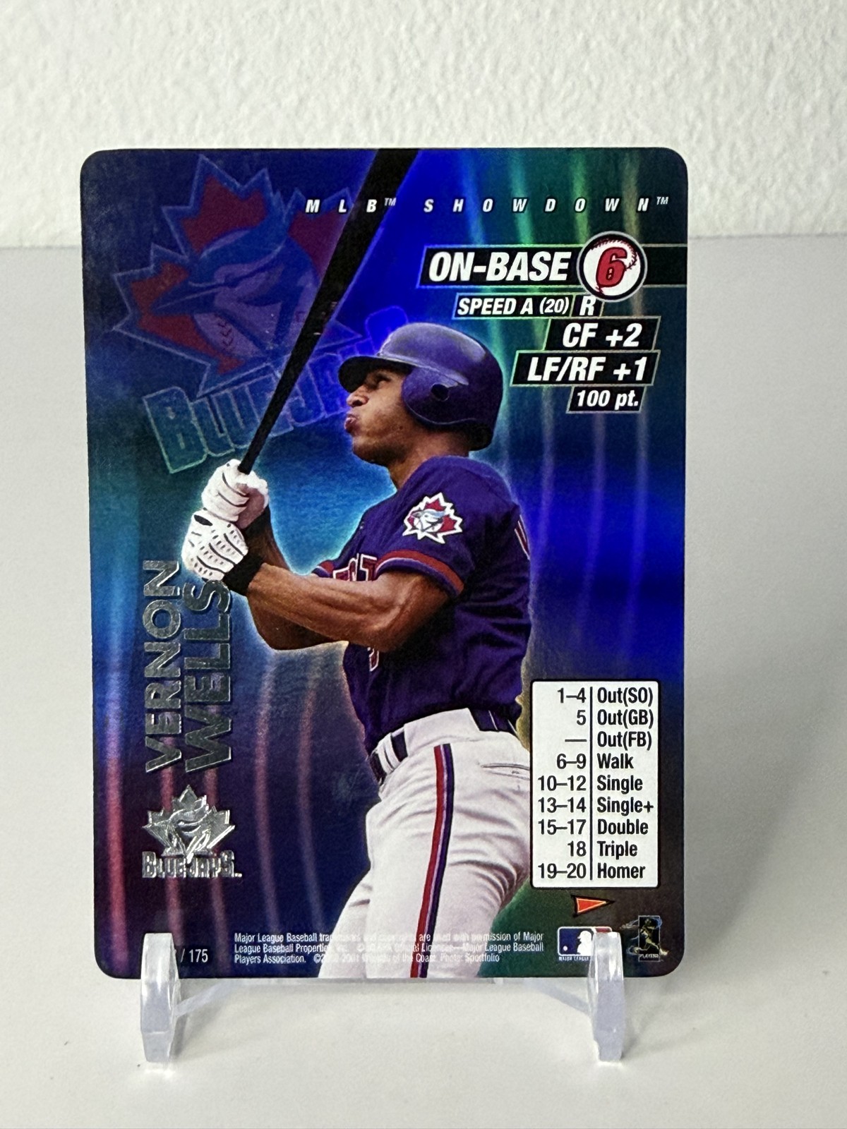 2001 MLB Showdown Pennant Run – Foil Vernon Wells #147