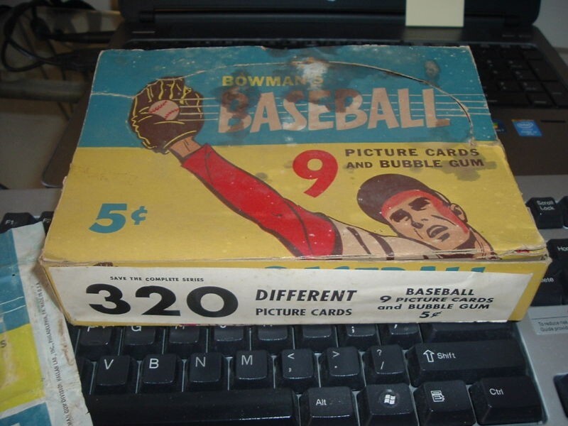 1952 MICKEY MANTLE ROOKIE CARD CHASE BOX-21 pack -Auto-2 cards 1950/60’s