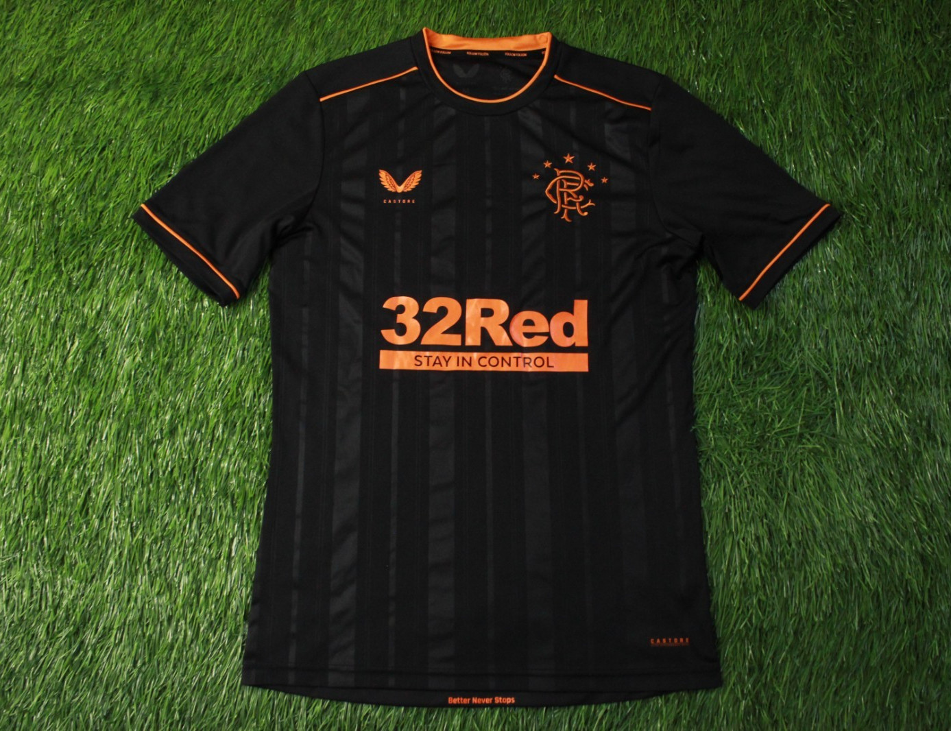 RANGERS 2020/2021 FOOTBALL SOCCER MEN SHIRT JERSEY THIRD CASTORE ORIGINAL SIZE M