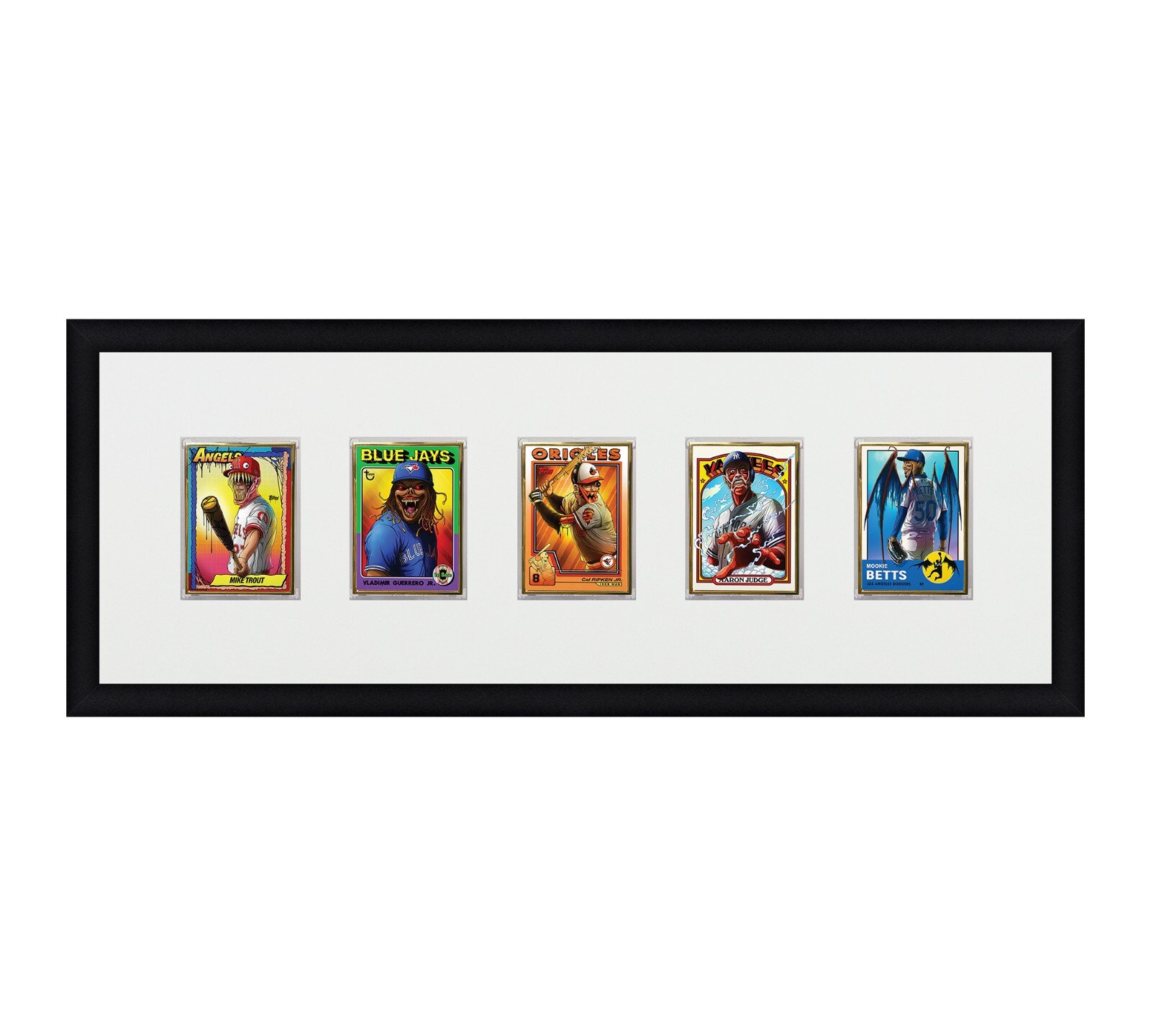 Card Frame For Magnetic Holders Holds (5) Ultra Pro 1 One Touch/BCW +UV Option