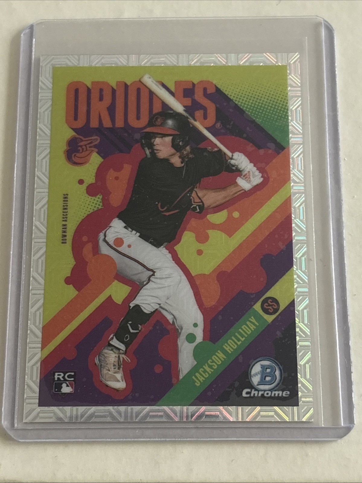 2024 Bowman Chrome Bowman Ascensions Jackson Holliday #BA-4 Mojo Refractor (RC)