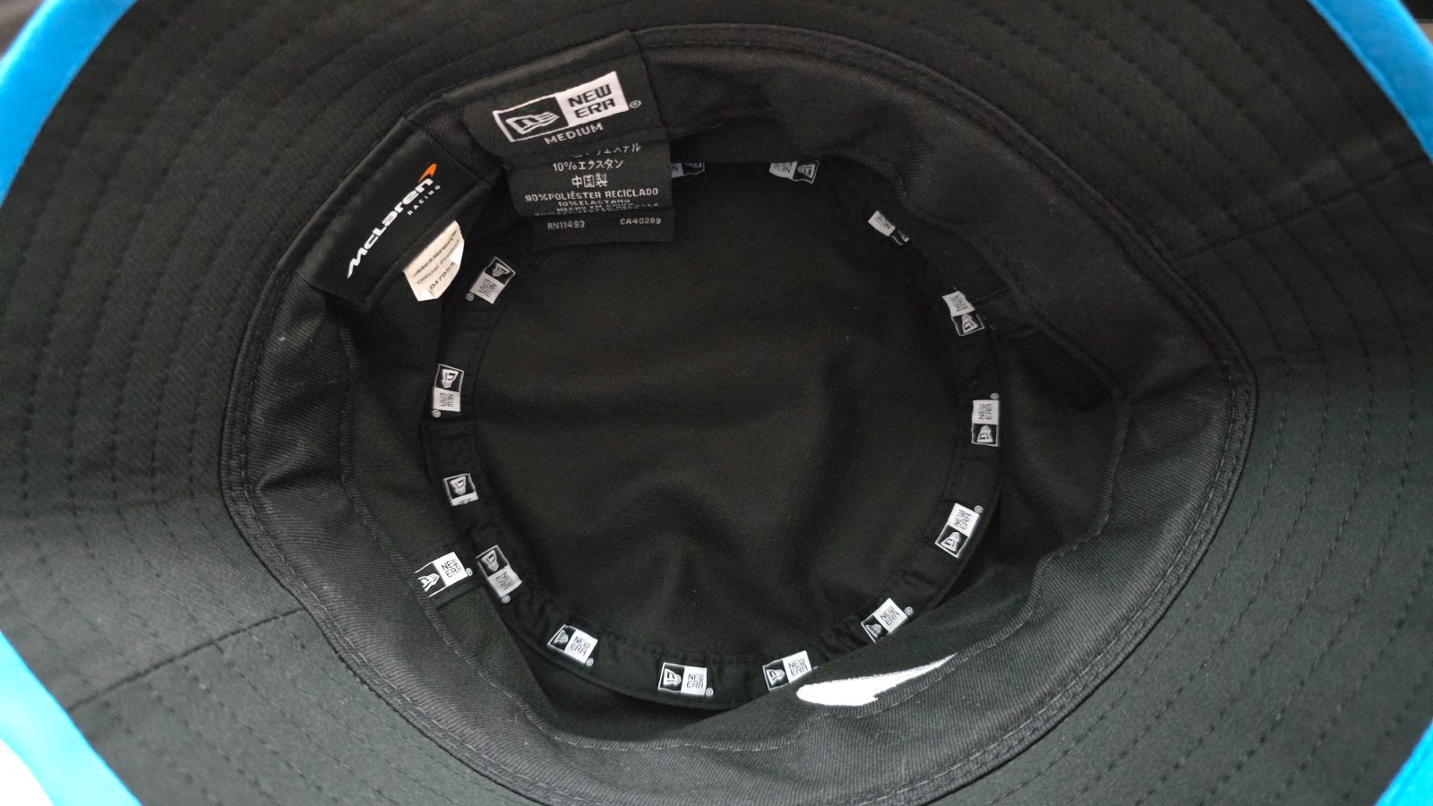McLaren Formula 1 Team Hat Bucket Adult Size Medium Black F1 Racing New Era NWT
