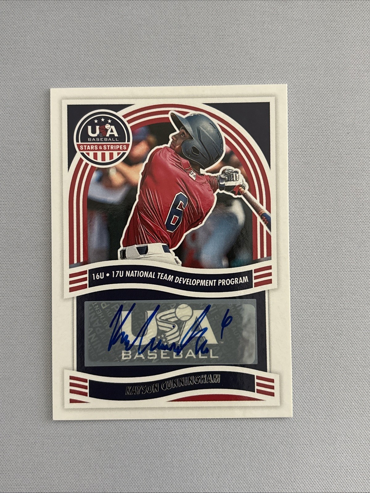 2024 Panini USA 1st AUTO KAYSON CUNNINGHAM #1 2025 Pick D’Backs