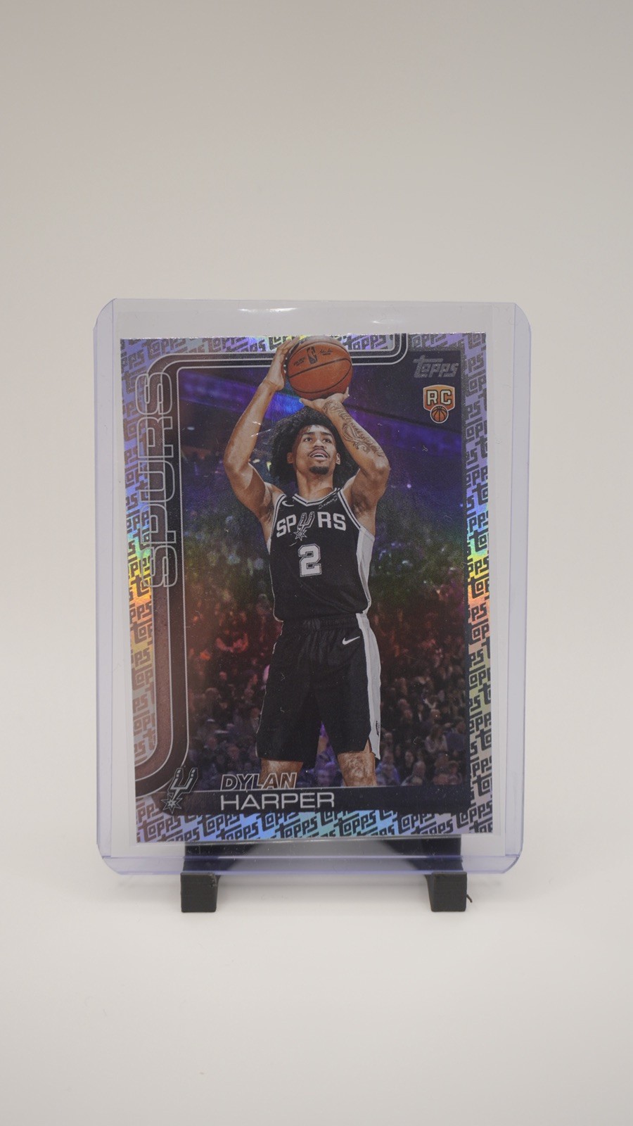 2025-26 Topps NBA Flagship #202 Dylan Harper Fanatics Exclusive Logo