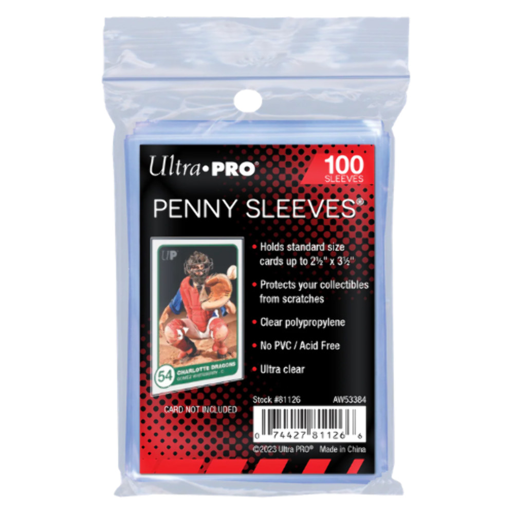 Case of 10000 Ultra Pro Penny Card Sleeves (100 packs of 100)