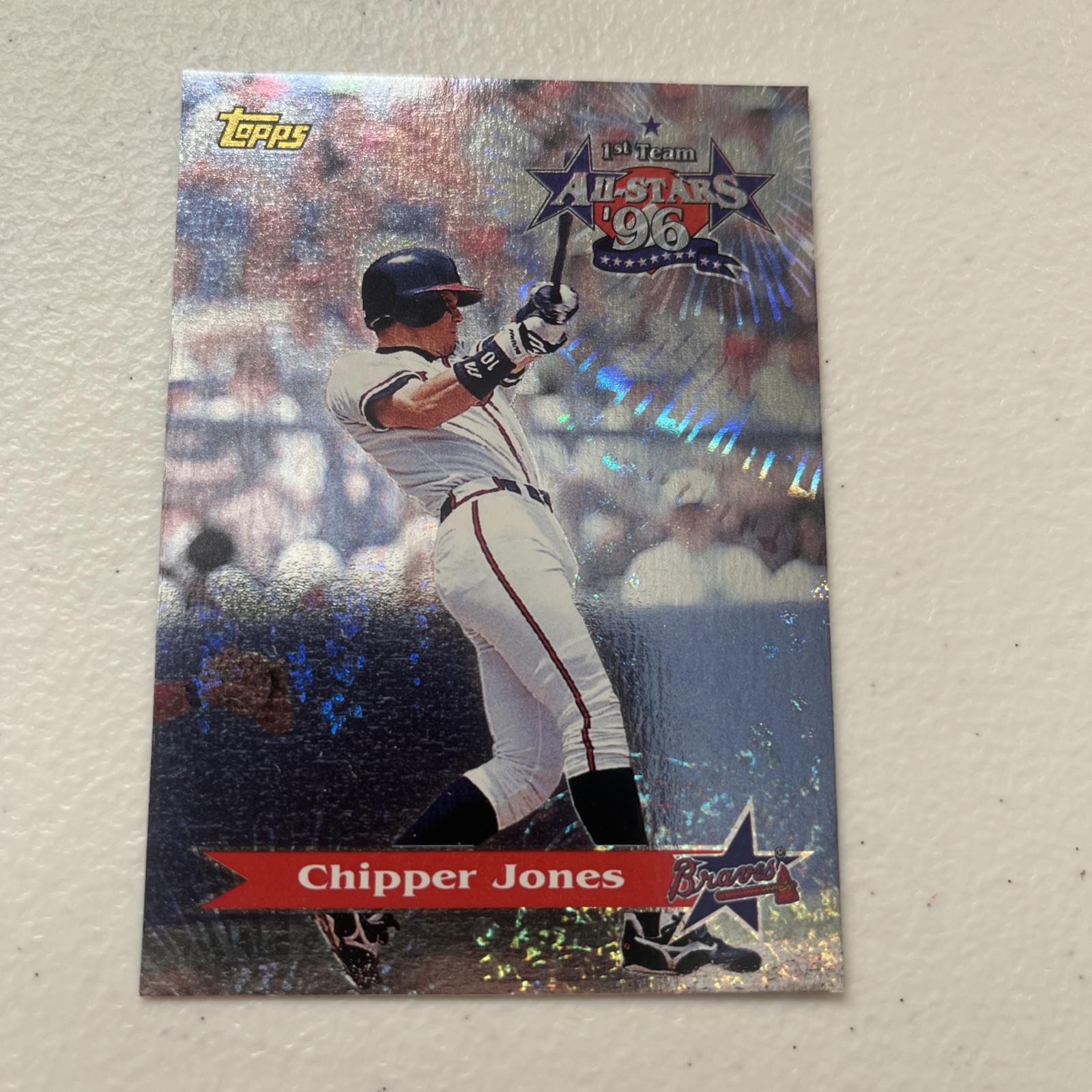 1997 Topps 1st Team All-Stars #AS8 Chipper Jones Atlanta Braves Baseball HOF