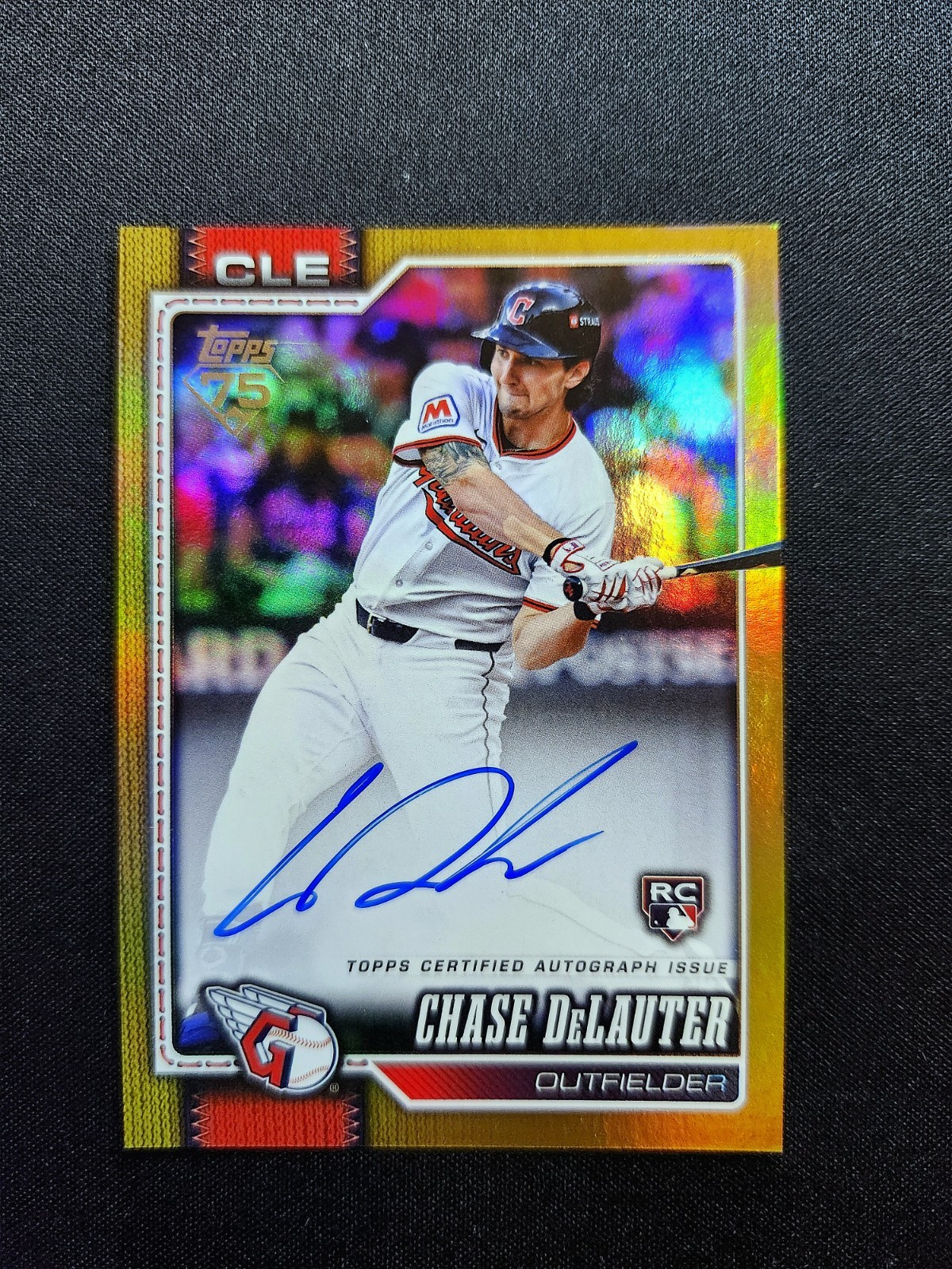 2026 Topps Series Two Chase Delauter Autograph RC Gold Foil 16 / 50