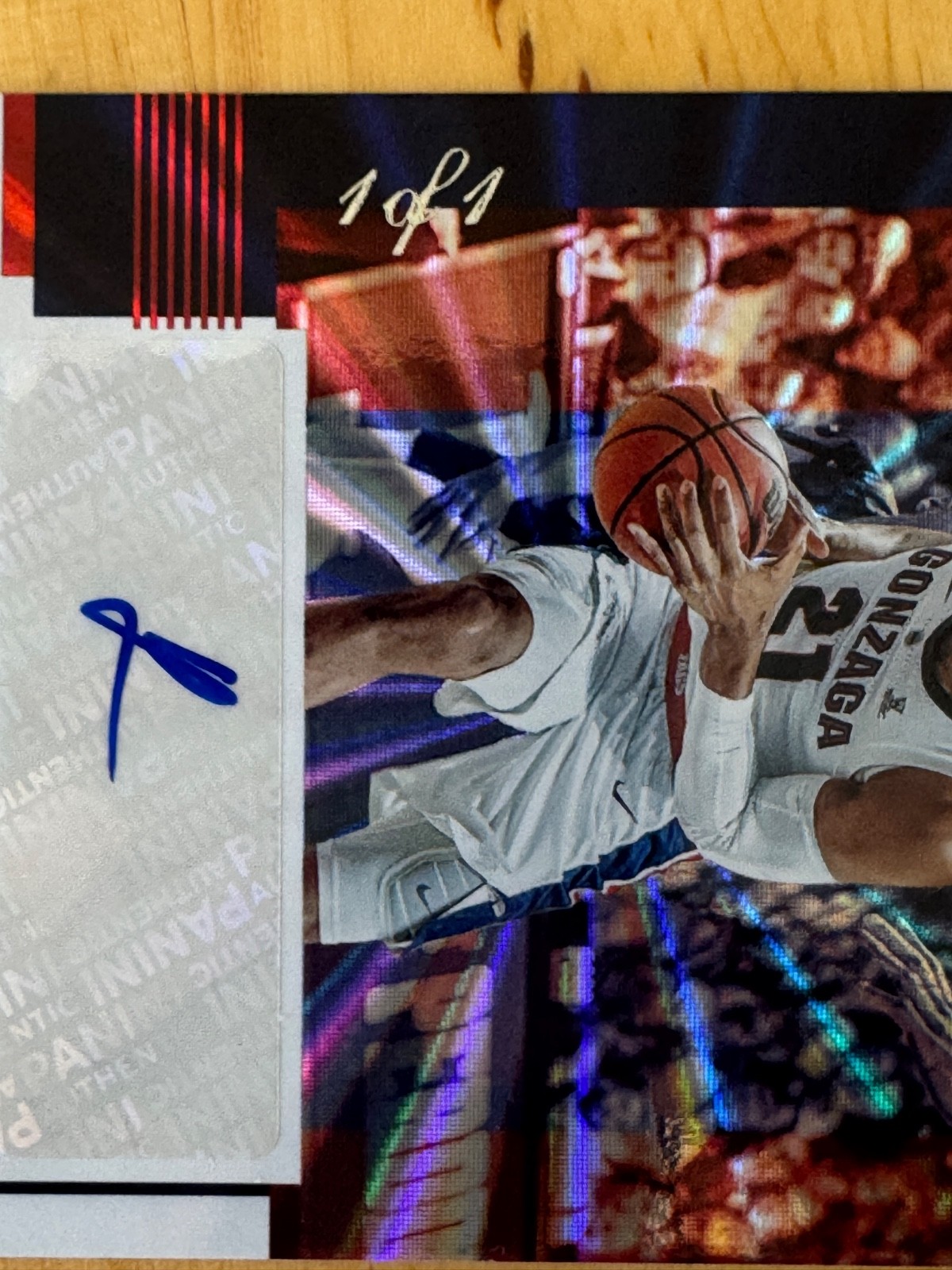Rui Hachimura 2019-20 Panini Contenders Rookie Auto 1 of 1 1/1 RC School Colors