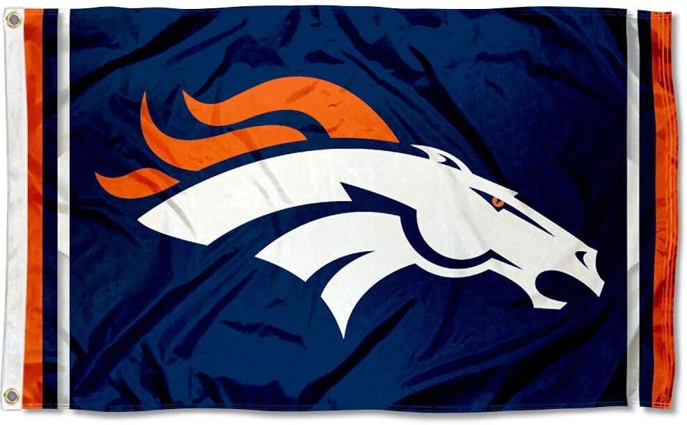 Denver Broncos 3×5 ft Flag Banner NFL Football Free Shipping